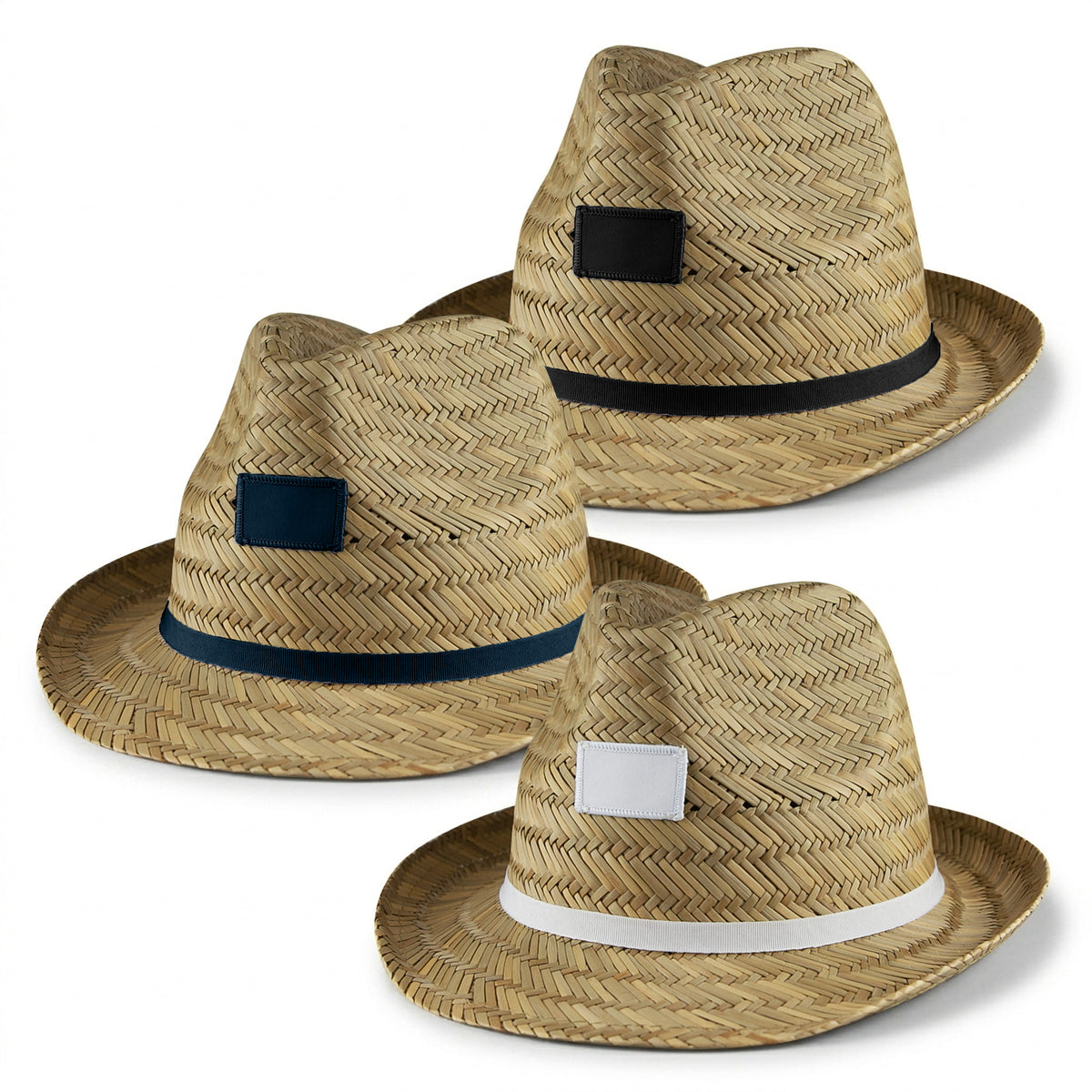 Panama Straw Hat with custom branded logo - Simply Merchandise