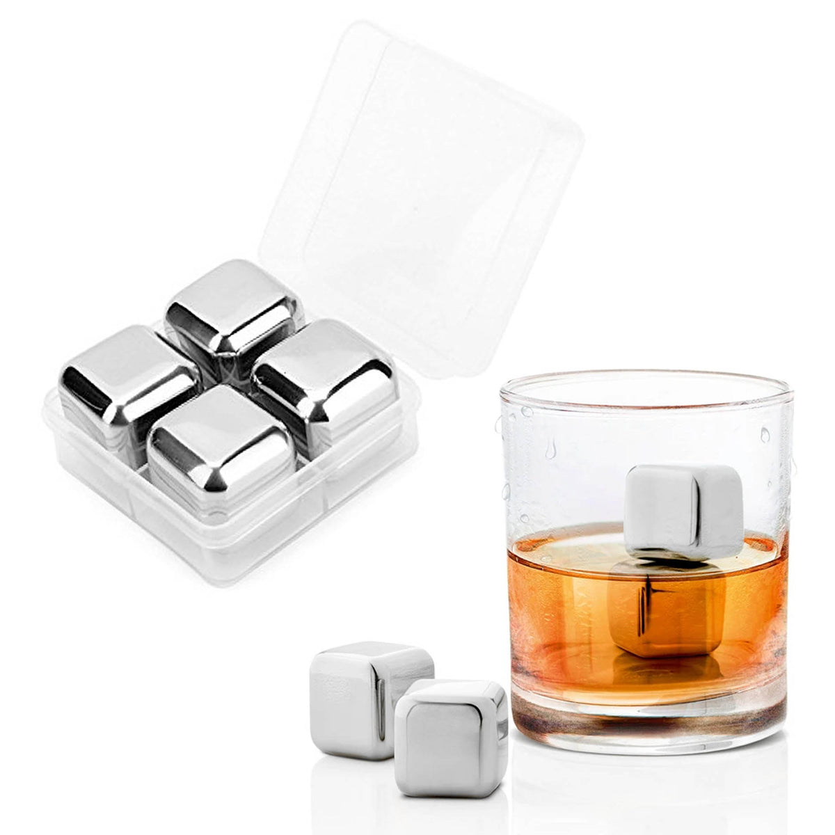 Mate Whiskey Ice Cube Set with custom branded logo - Simply Merchandise