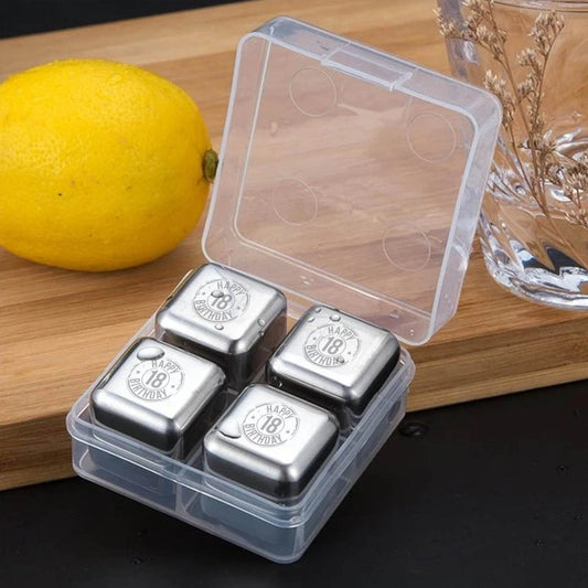 Mate Whiskey Ice Cube Set with custom branded logo - Simply Merchandise