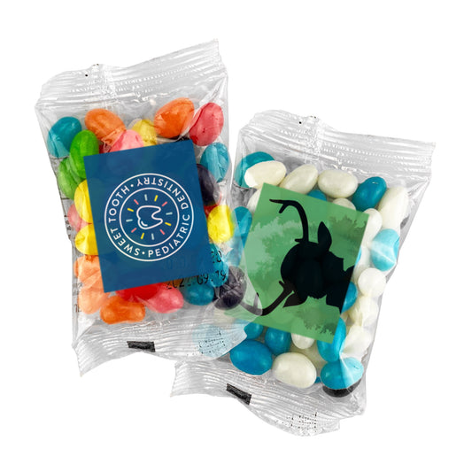 Jelly Bean In Bag 50g with custom branded logo - Simply Merchandise