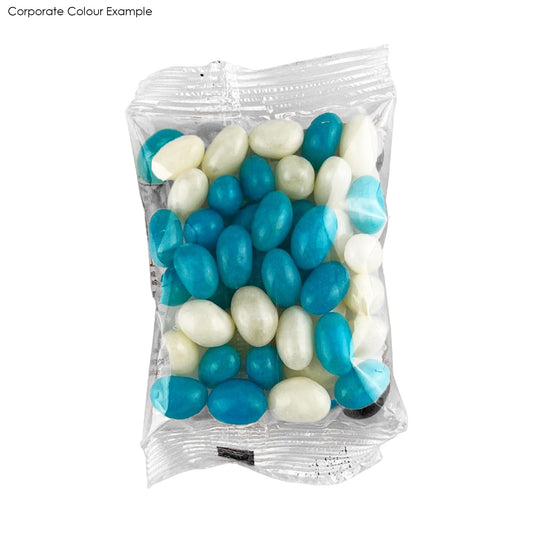 Jelly Bean In Bag 50g with custom branded logo - Simply Merchandise