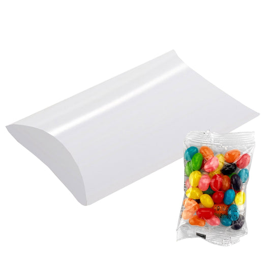 Jelly Bean In Pillow 50g with custom branded logo - Simply Merchandise