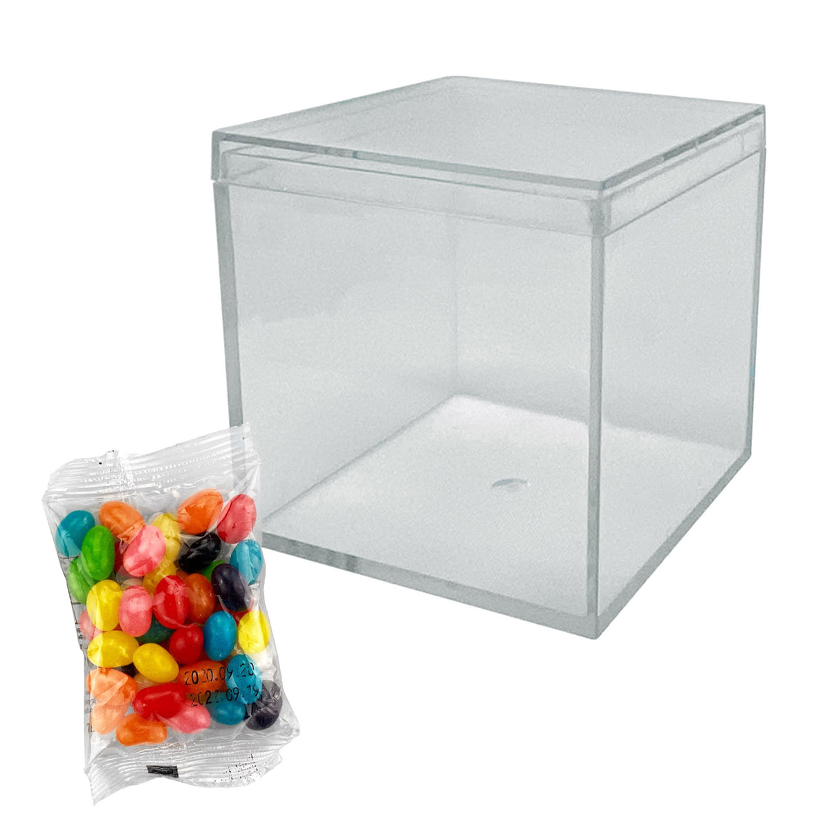 Jelly Bean 4 Cubes In Gift Pack with custom branded logo - Simply Merchandise