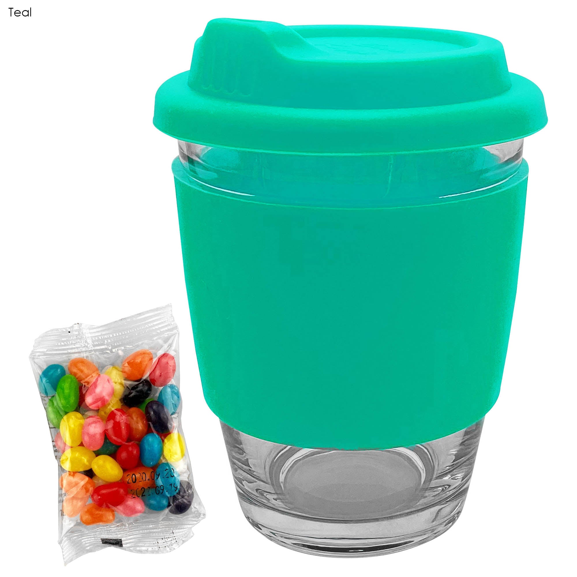 Jelly Bean In Carlo Glass Coffee Cup - Simply Merchandise