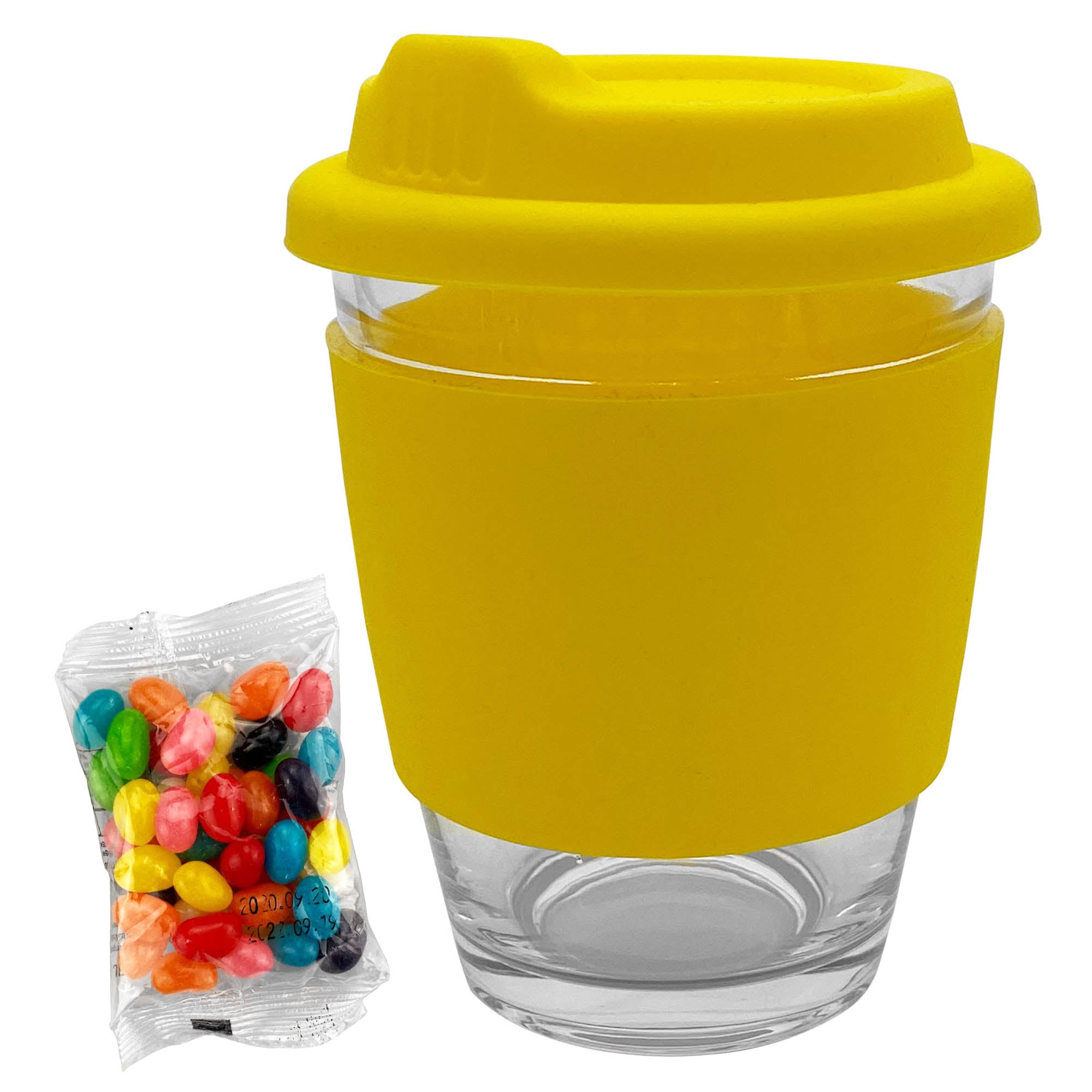 Jelly Bean In Carlo Glass Coffee Cup - Simply Merchandise