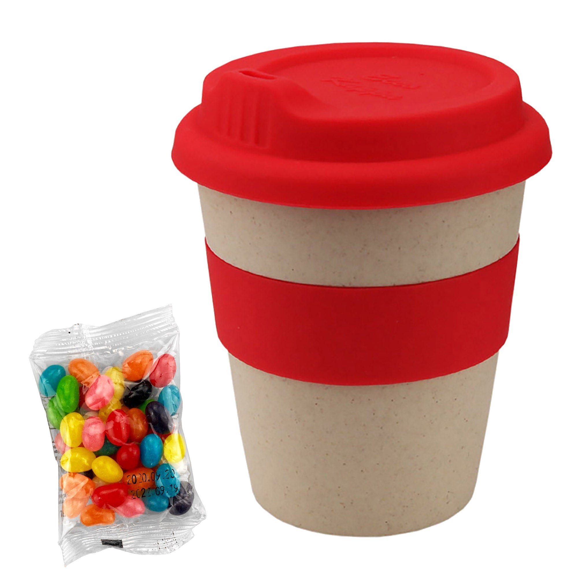 Jelly Bean In 8oz Bamboo Cup - Simply Merchandise