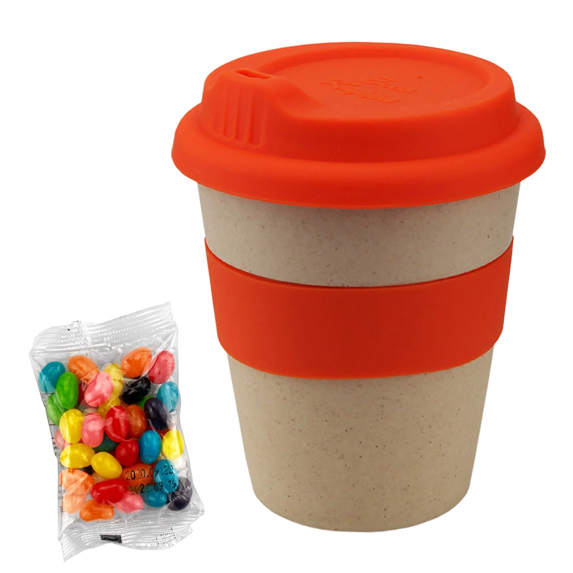 Jelly Bean In 8oz Bamboo Cup - Simply Merchandise