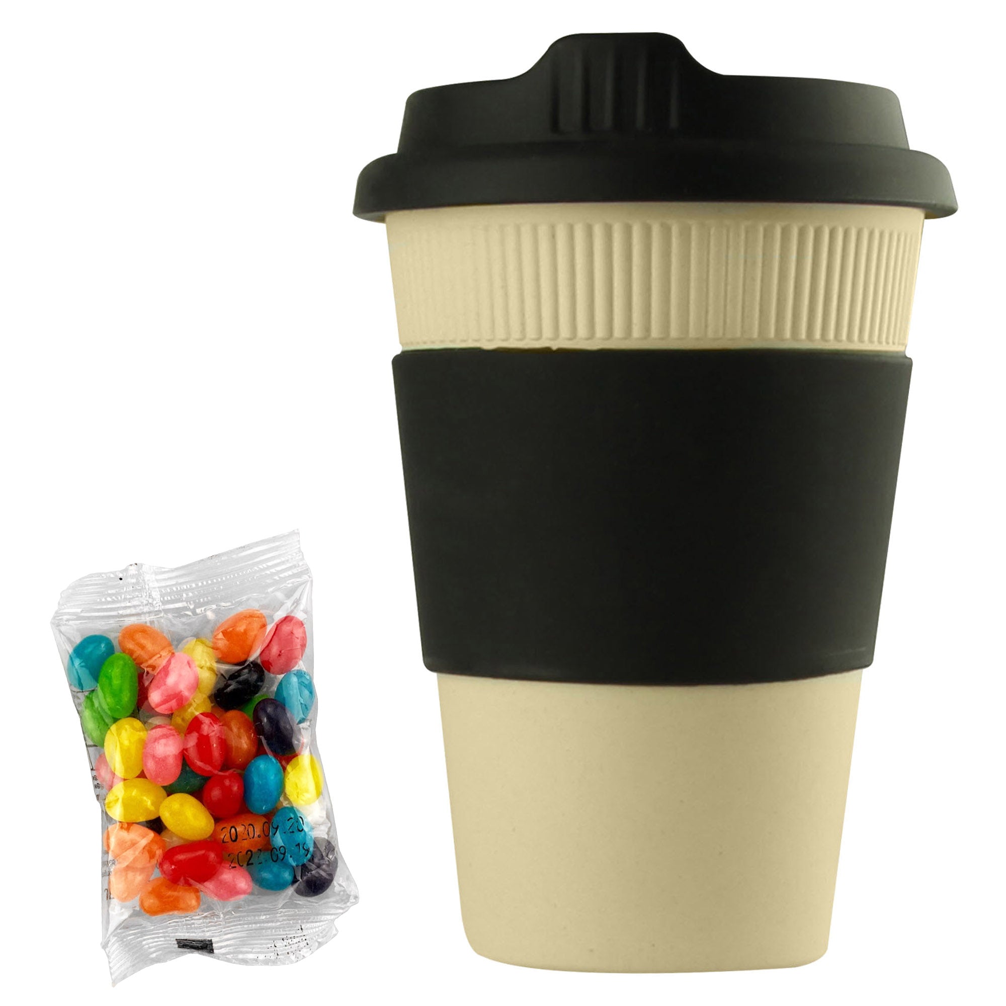 Jelly Bean In 12oz Bamboo Cup - Simply Merchandise