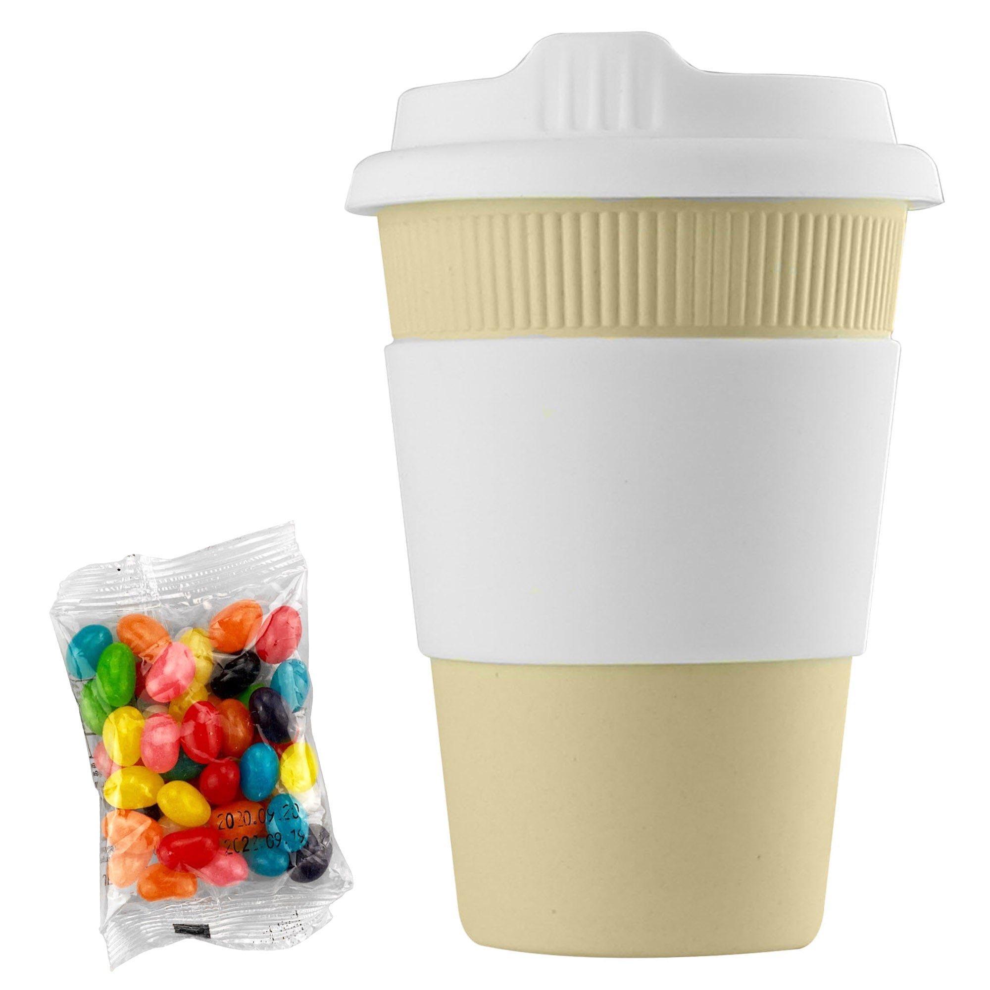 Jelly Bean In 12oz Bamboo Cup - Simply Merchandise