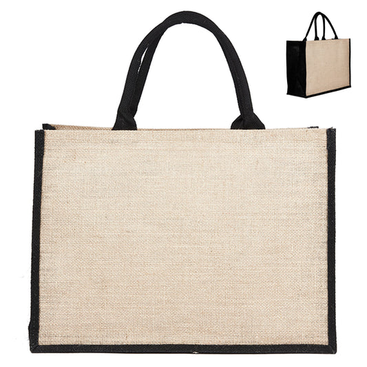 Jute Bag Coloured with custom branded logo - Simply Merchandise