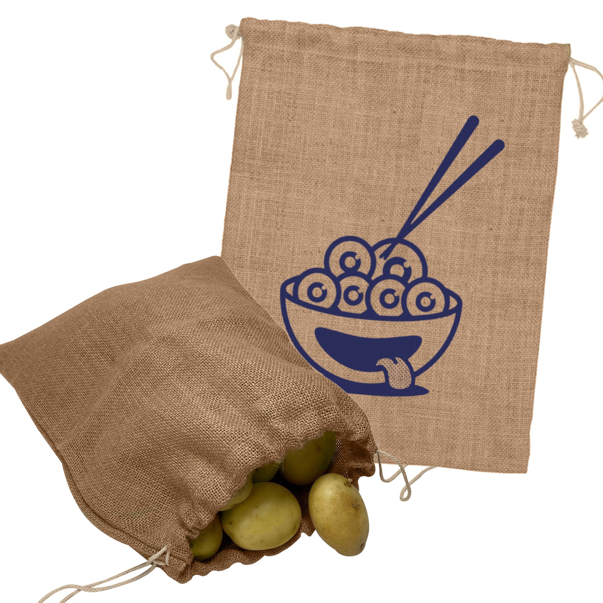 Maryland Produce Jute Bag with custom branded logo - Simply Merchandise