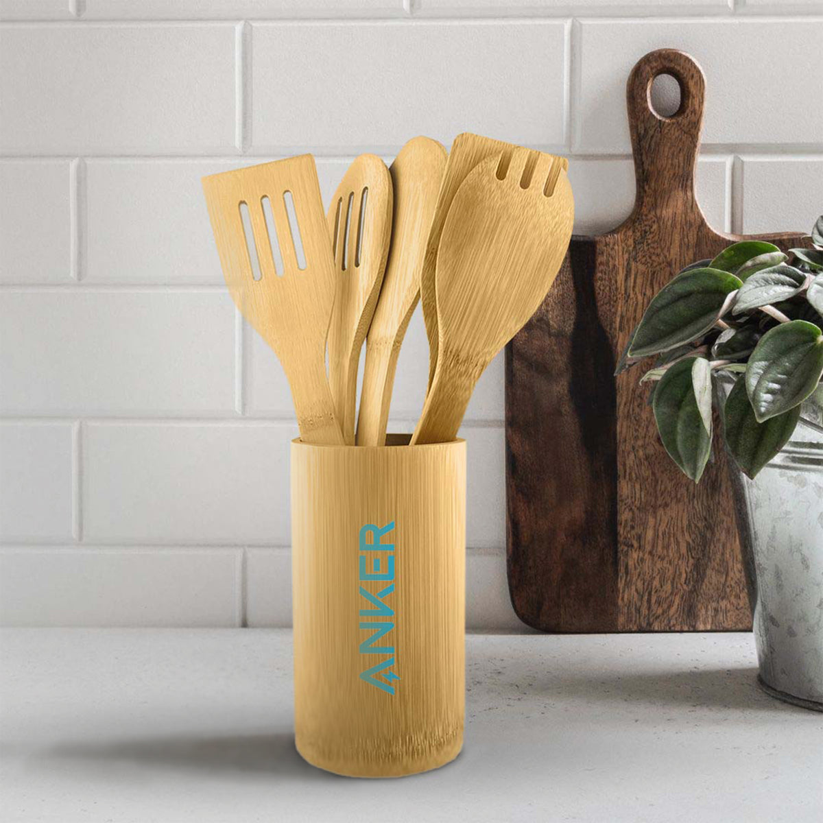Serax Bamboo Cultery Set with custom branded logo - Simply Merchandise