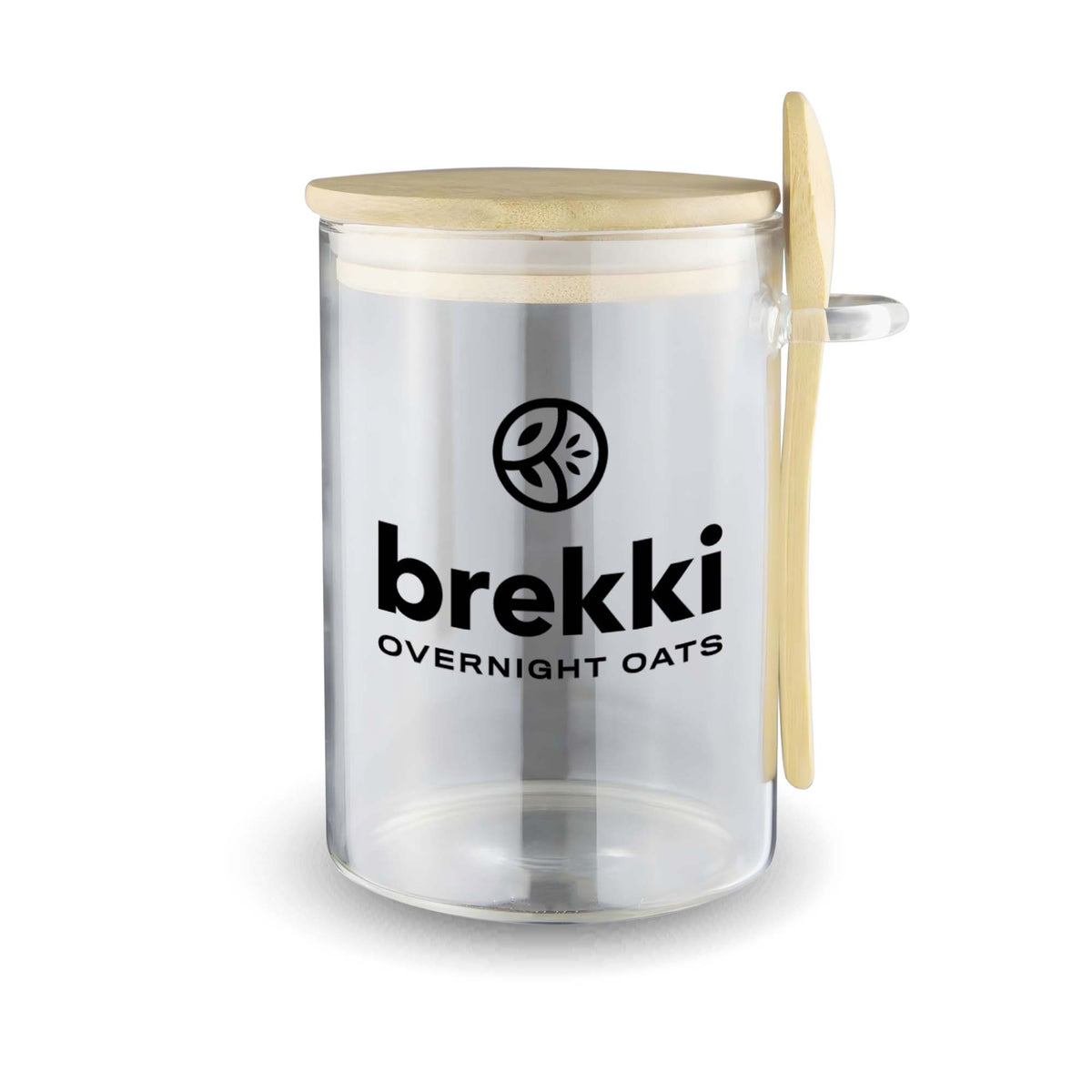 Overnight Oats Container with custom branded logo - Simply Merchandise