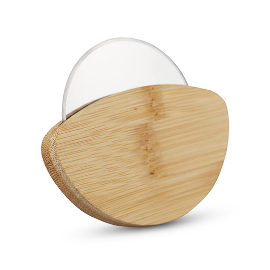 Bamboo Pizza Cutter - Simply Merchandise