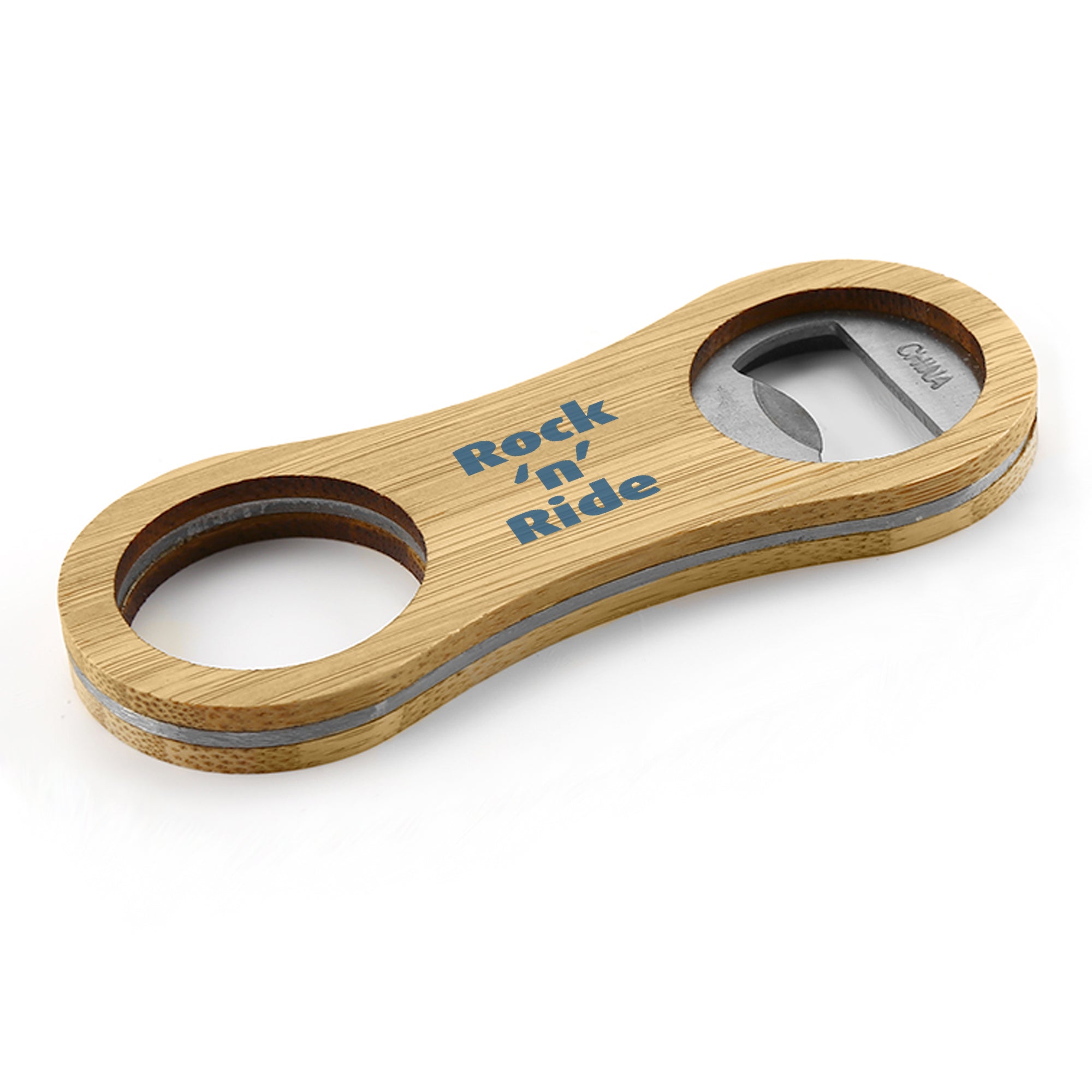Intox Bamboo Bottle Opener Key Ring - Simply Merchandise