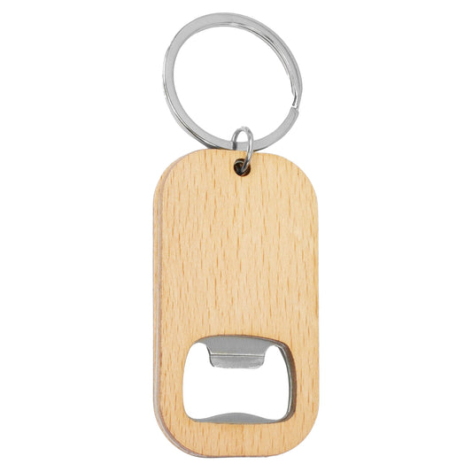 Bamboo Bar Bottle Opener Key Ring - Simply Merchandise