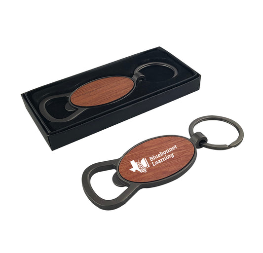 Autumn Wood Bottle Opener - Round - Simply Merchandise