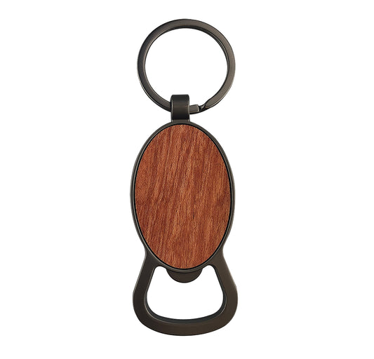 Autumn Wood Bottle Opener - Round - Simply Merchandise