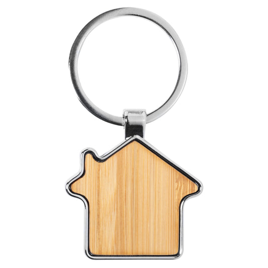 Bamboo House Key Ring - Simply Merchandise