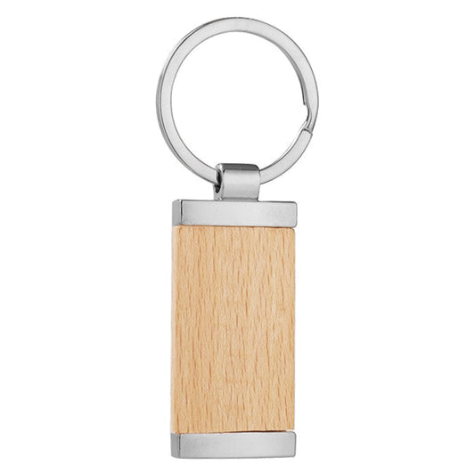 Wood Panel Key Ring - Simply Merchandise