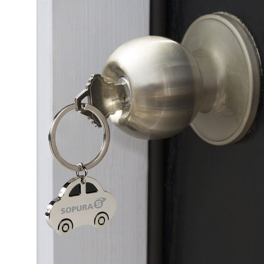 Bubble Car Key Ring with custom branded logo - Simply Merchandise