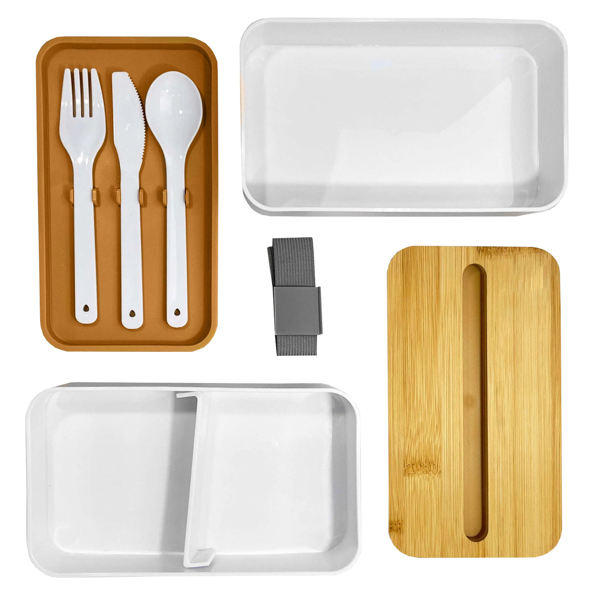 RPP Bamboo Lunch Box Pack with custom branded logo - Simply Merchandise