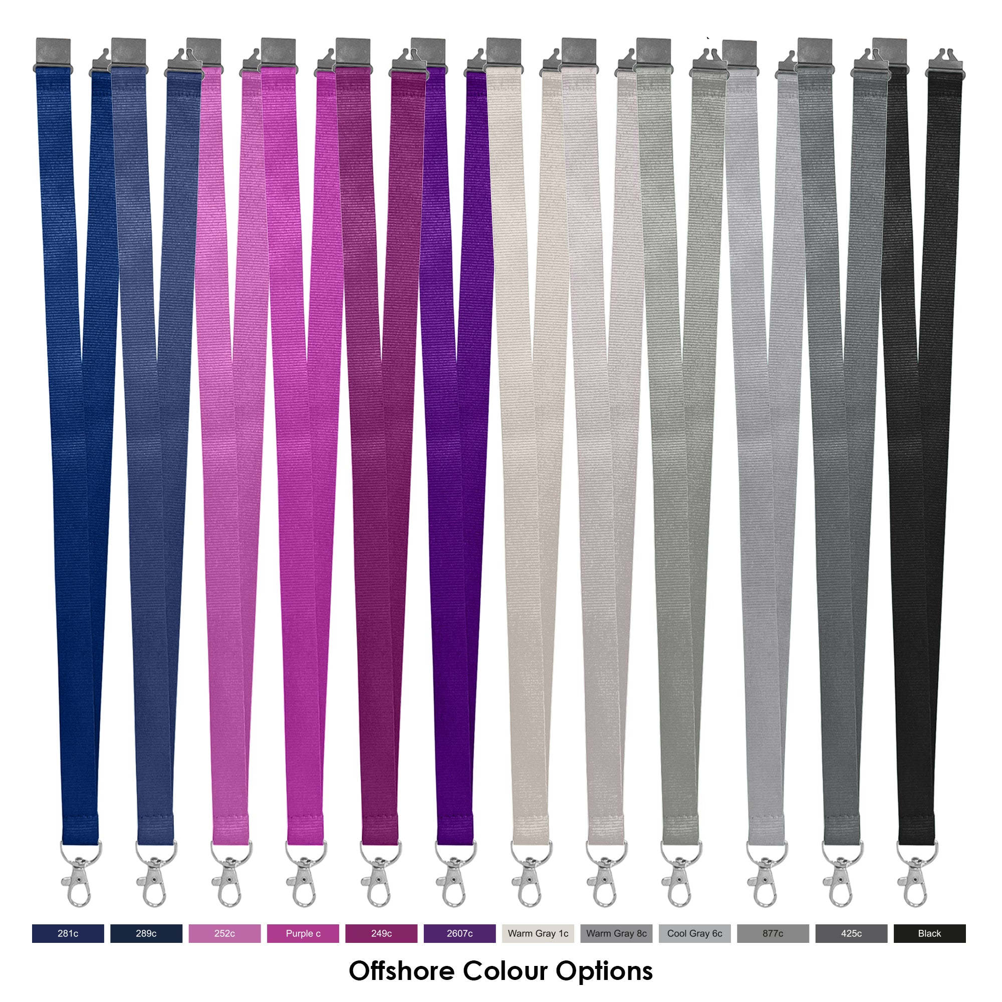 Polyester Lanyards - 20mm (Local Stock) - Simply Merchandise