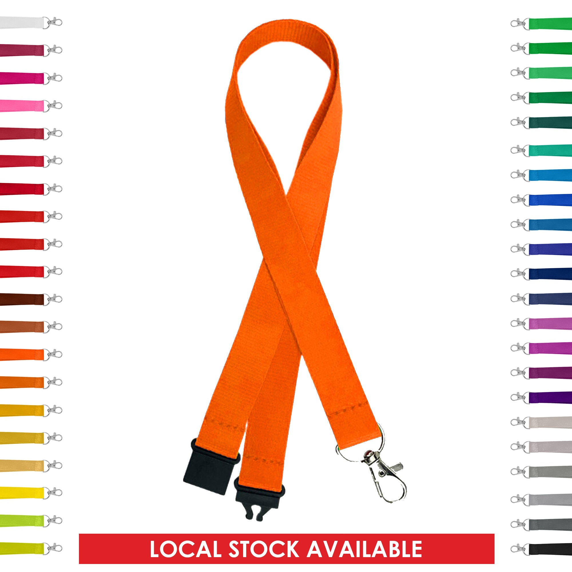 Polyester Lanyards - 20mm (Local Stock) - Simply Merchandise