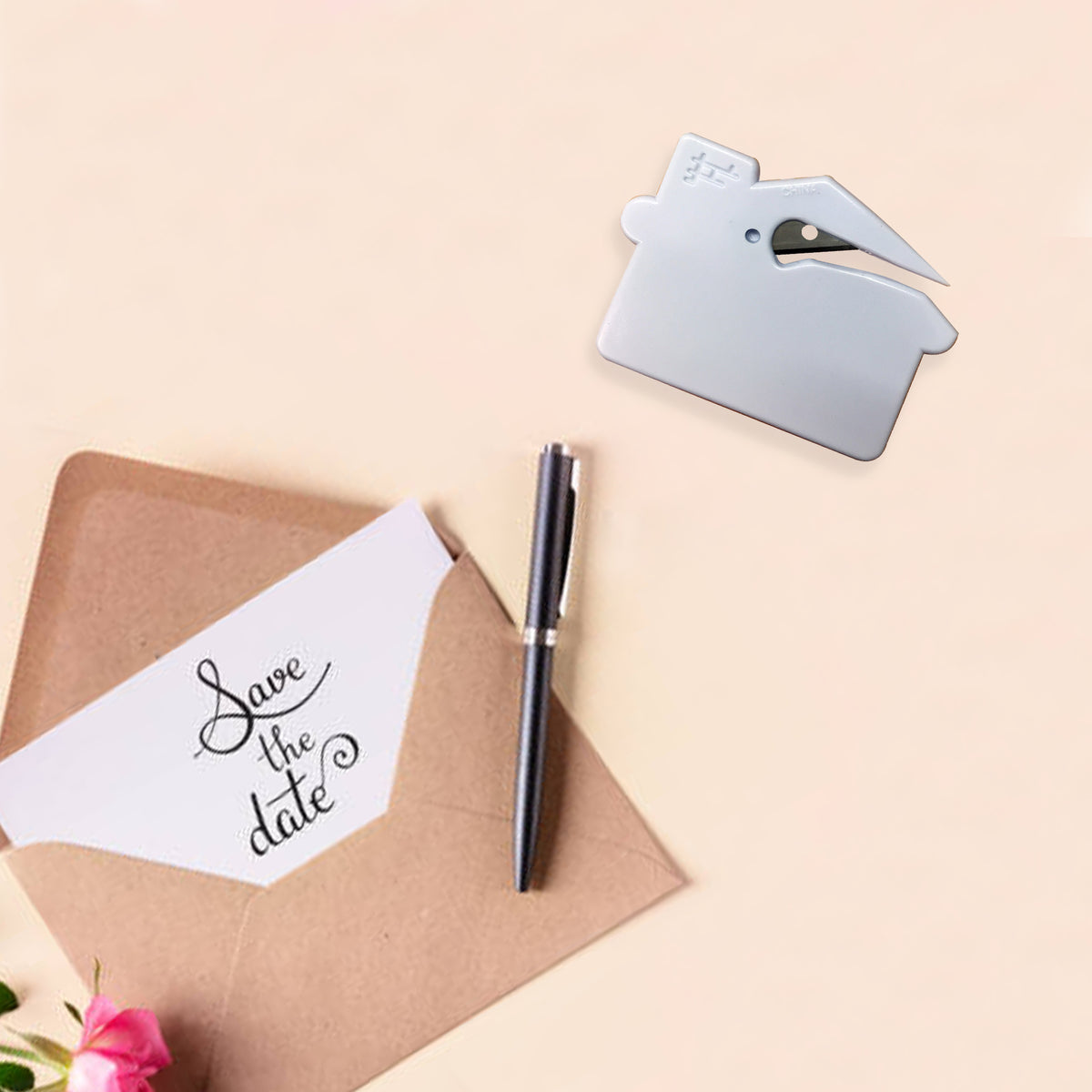 House Shape Letter Opener with custom branded logo - Simply Merchandise