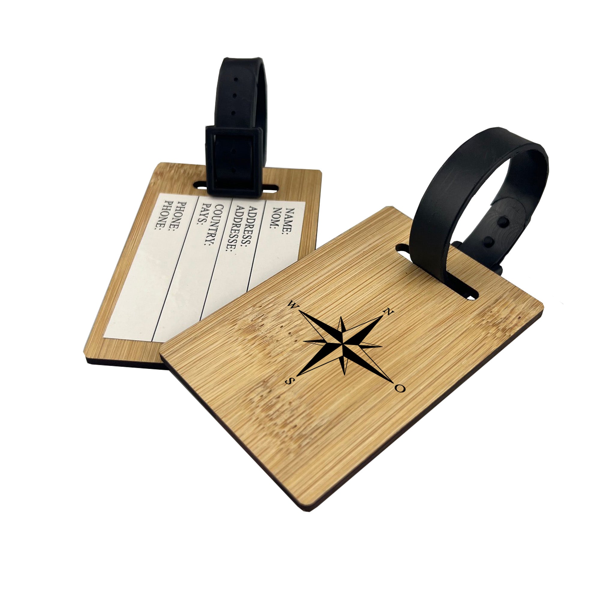 Bamboo Luggage Tag - Simply Merchandise