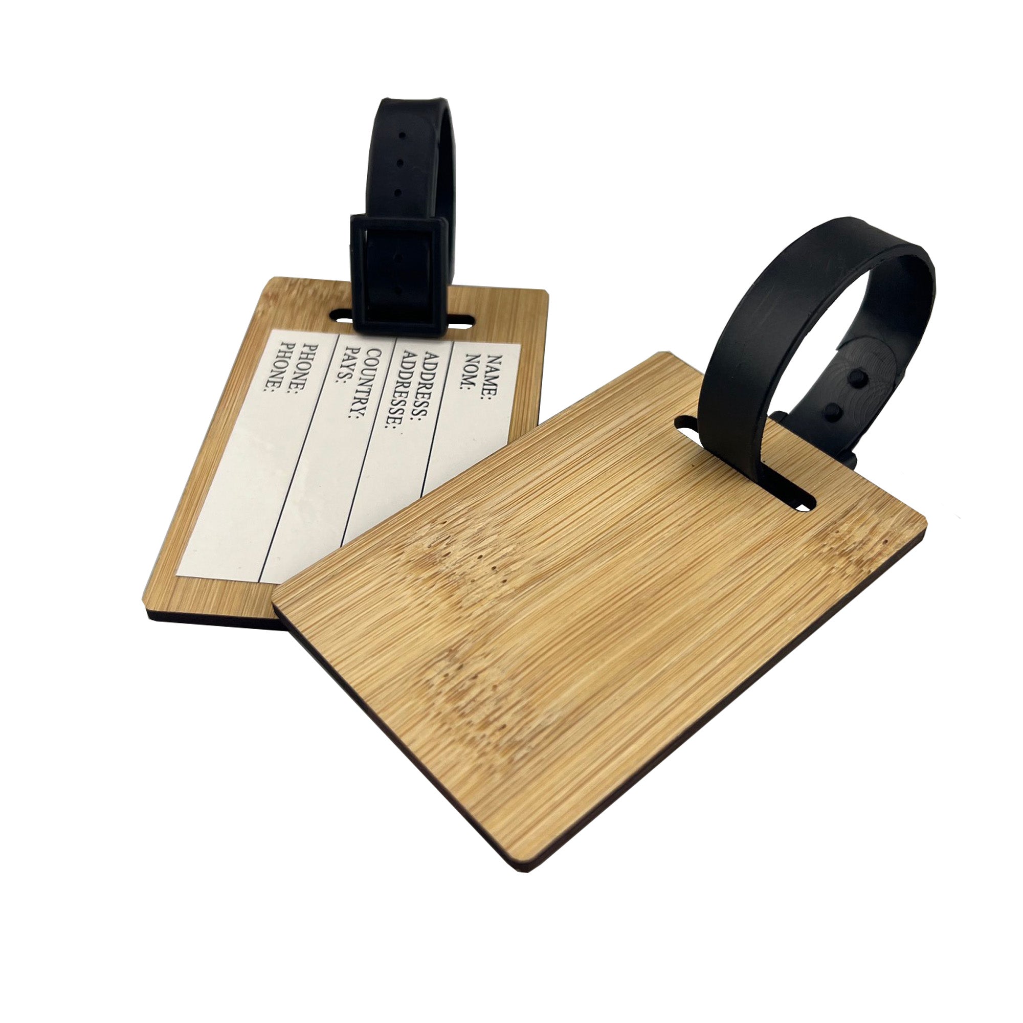 Bamboo Luggage Tag - Simply Merchandise