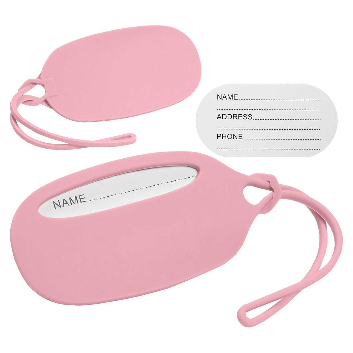 Danta Silicon Luggage Tag with custom branded logo - Simply Merchandise