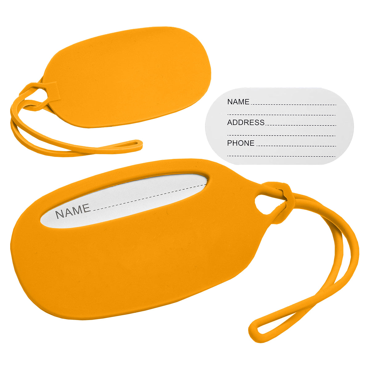 Danta Silicon Luggage Tag with custom branded logo - Simply Merchandise