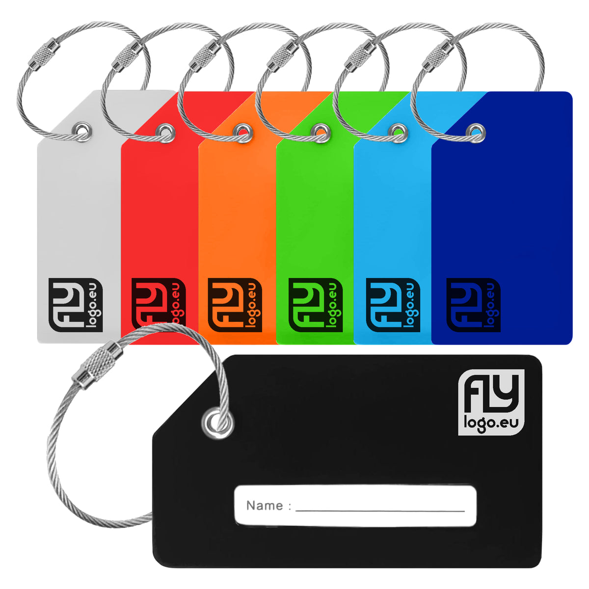 Westflag Silicon Luggage Tag with custom branded logo - Simply Merchandise