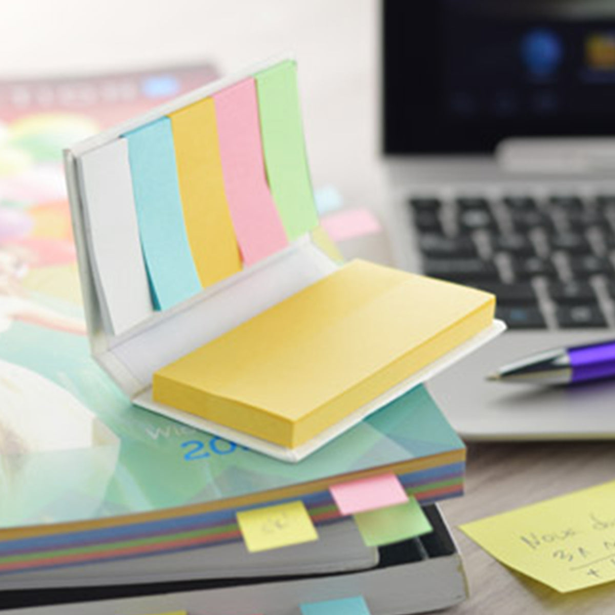 Mini Sticky Note Pad with custom branded logo - Simply Merchandise