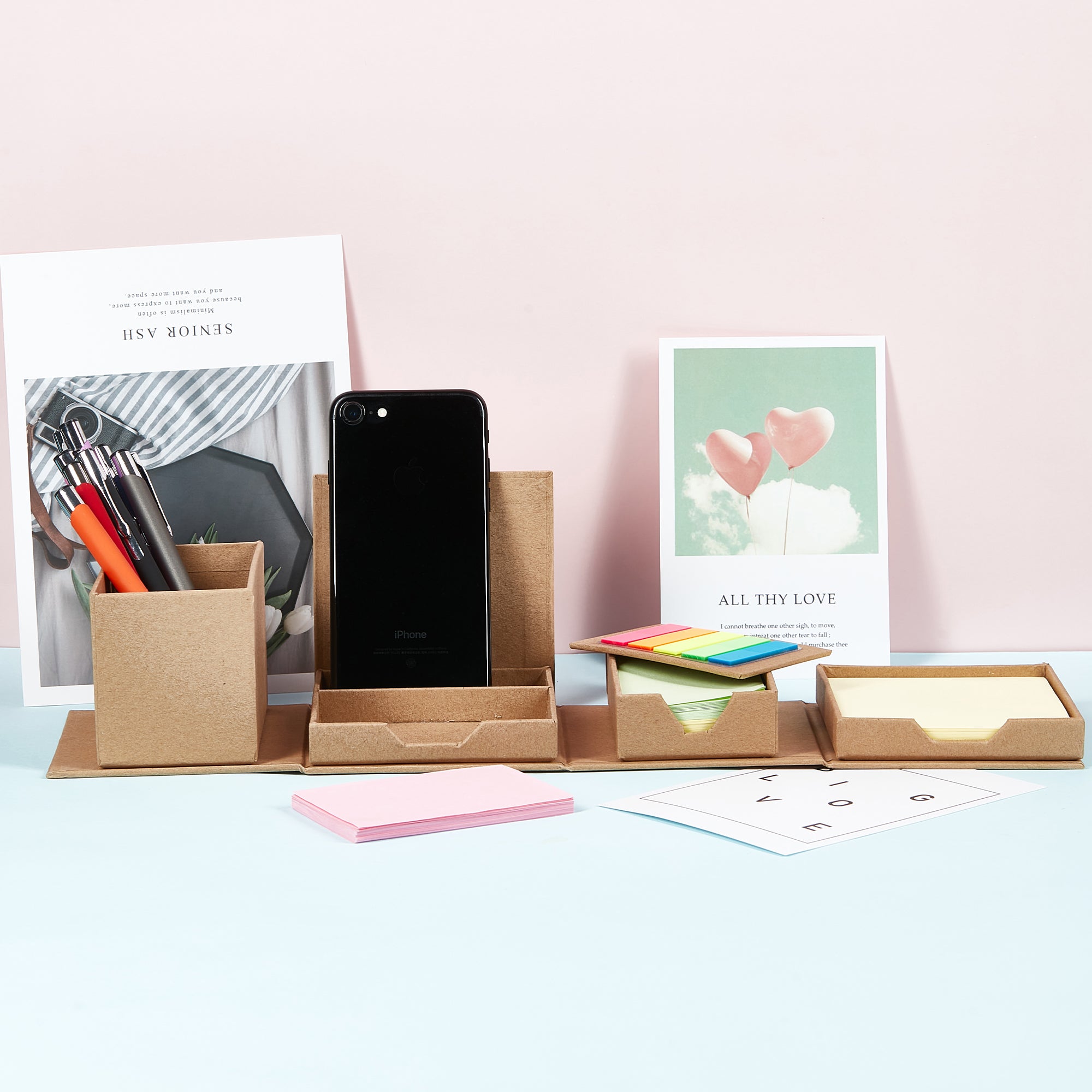 Desk Organiser Sticky Note Memo Holder - Simply Merchandise