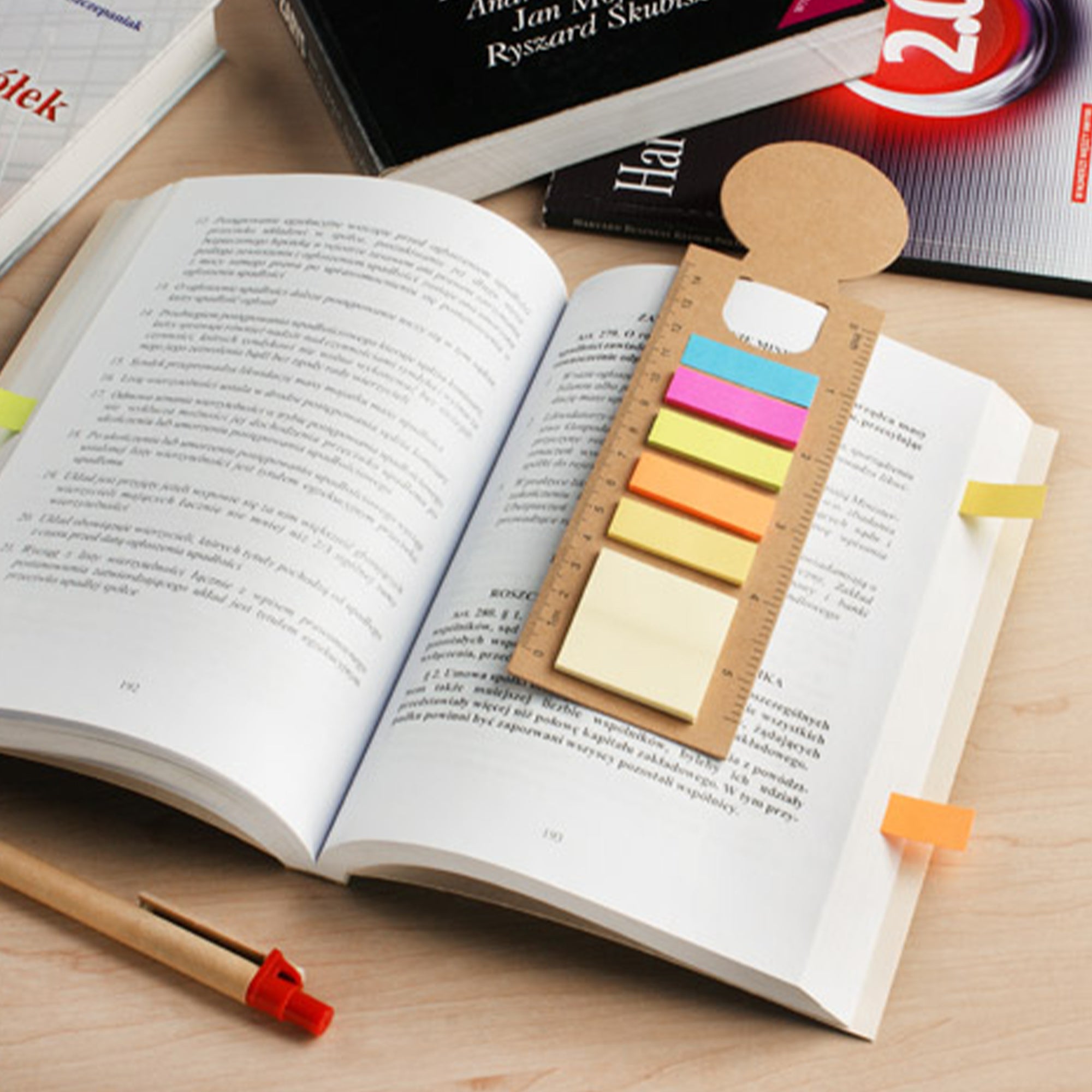 Bookmark Ruler Sticky Note Pad - Simply Merchandise