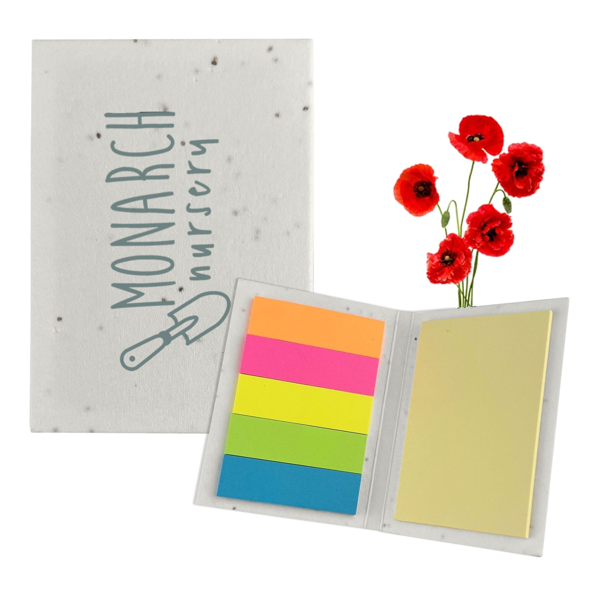 Corn Poppy Seed Sticky Note Pad - Simply Merchandise