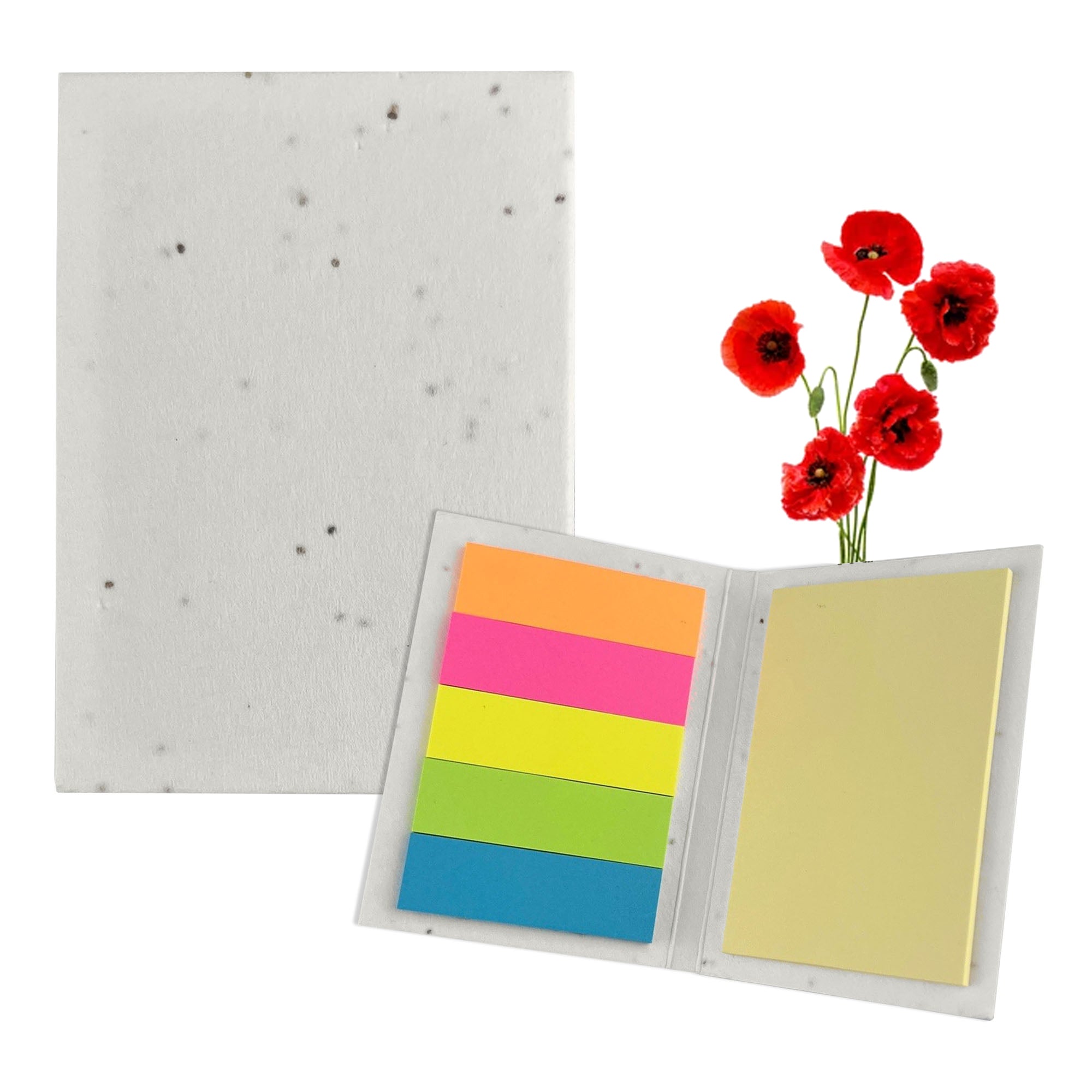 Corn Poppy Seed Sticky Note Pad - Simply Merchandise
