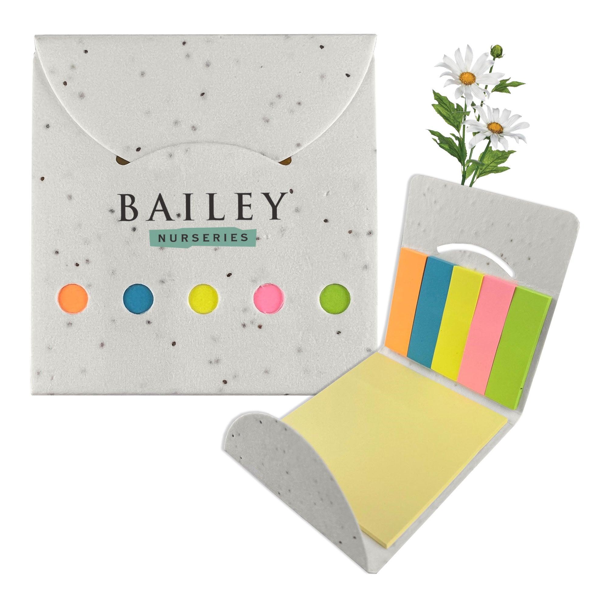 Daisy Seed Sticky Note Pad - Simply Merchandise