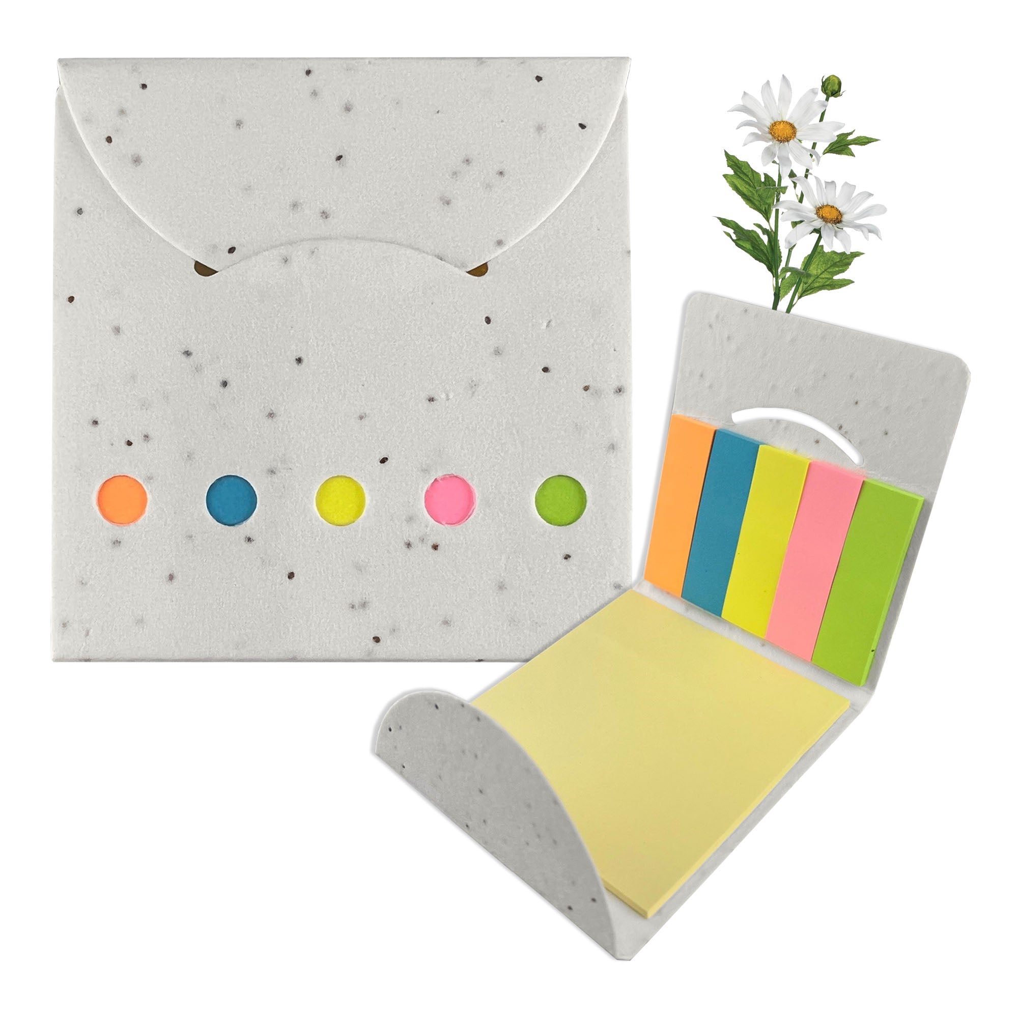Daisy Seed Sticky Note Pad - Simply Merchandise
