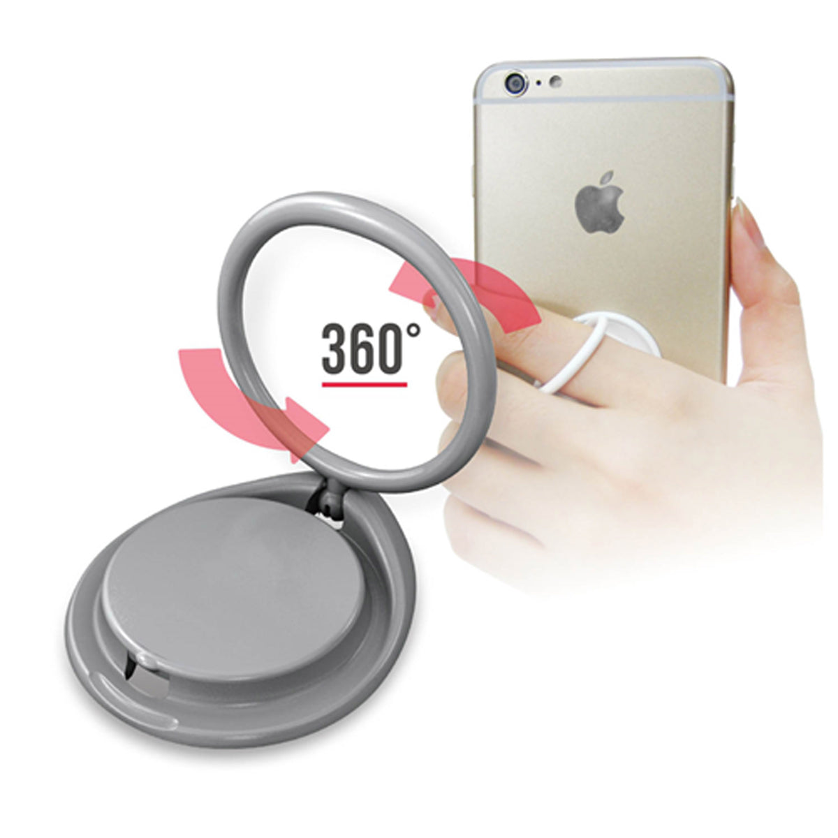 I-Stand Ring with custom branded logo - Simply Merchandise