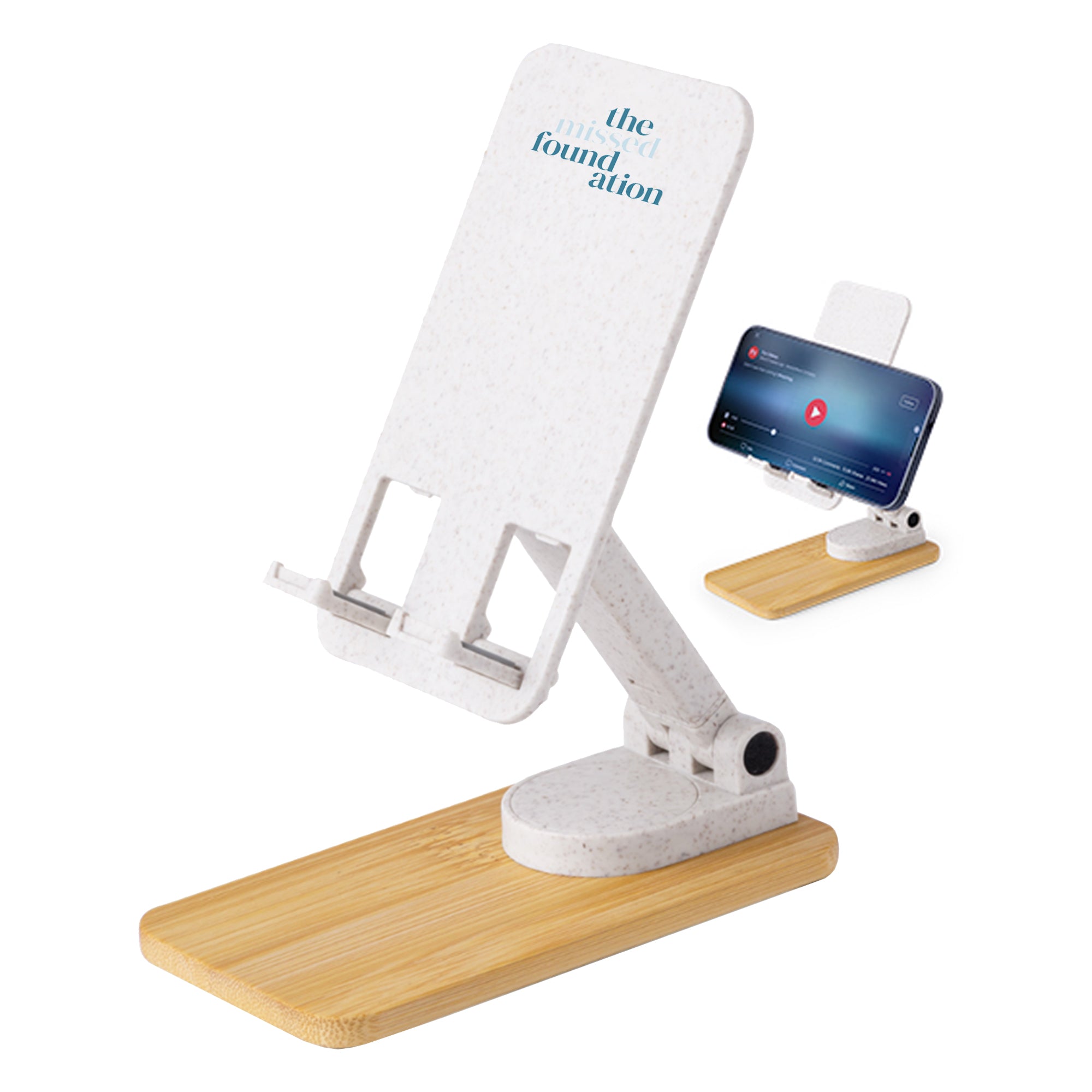 Lexi Bamboo Mobile Stand - Simply Merchandise