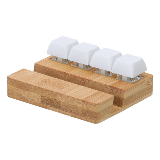 Bamboo Stand Keyboard Stress Reliever - Simply Merchandise