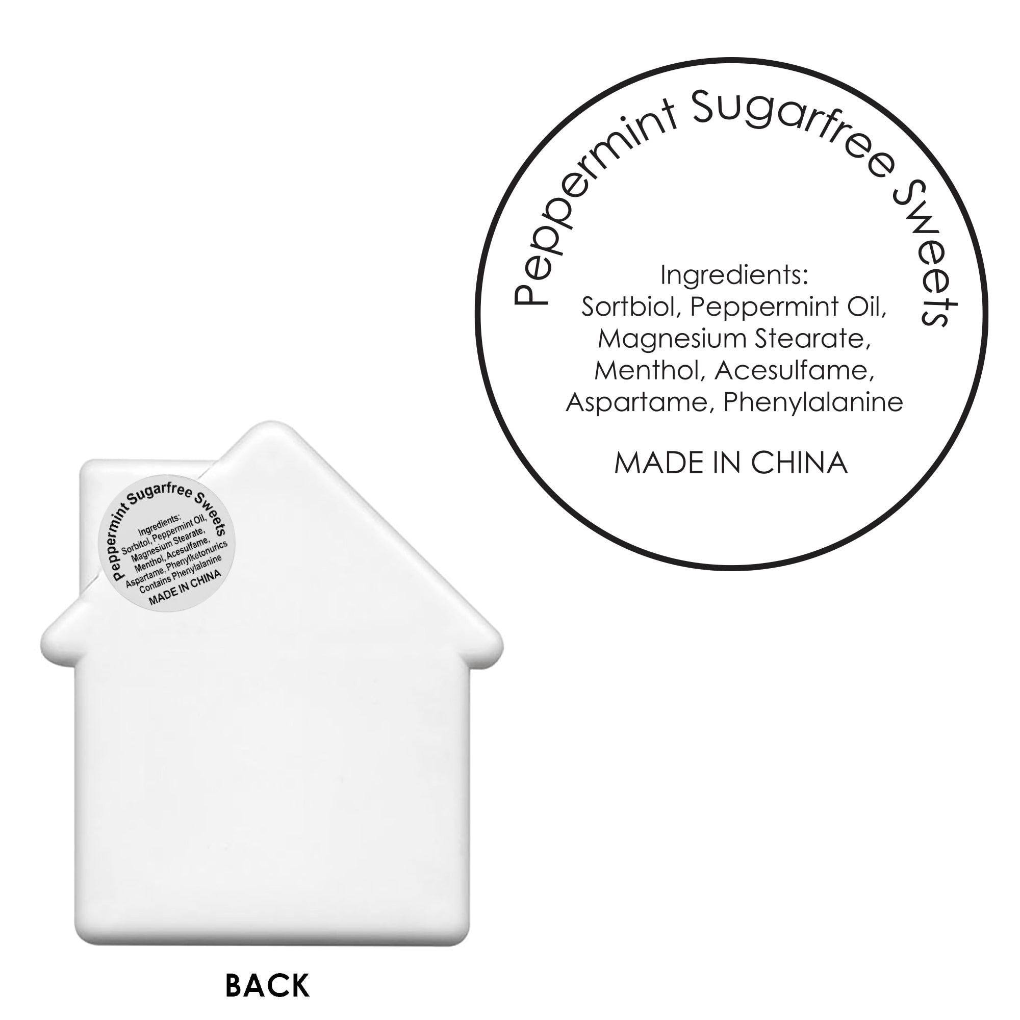 House Shape Mint Card - Simply Merchandise