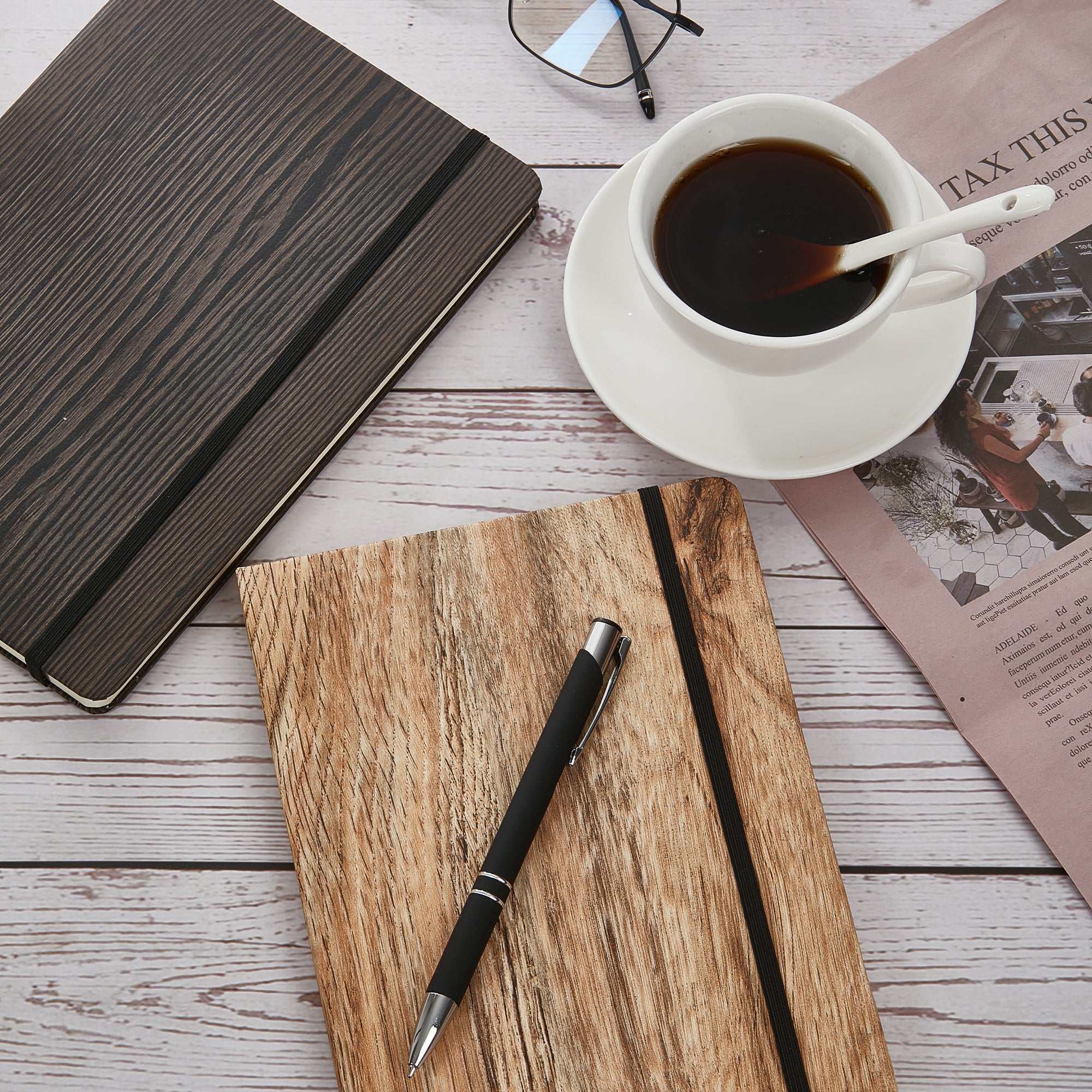 A5 Wood Look Notebook - Simply Merchandise