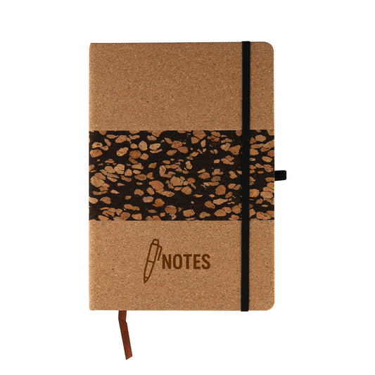 Cork and Coffee Grounds Notebook - Simply Merchandise