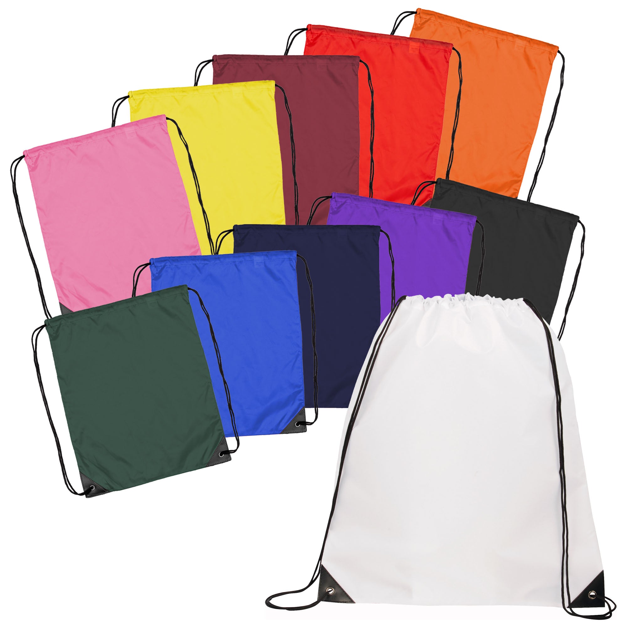 Nylon Backsack with custom branded logo - Simply Merchandise
