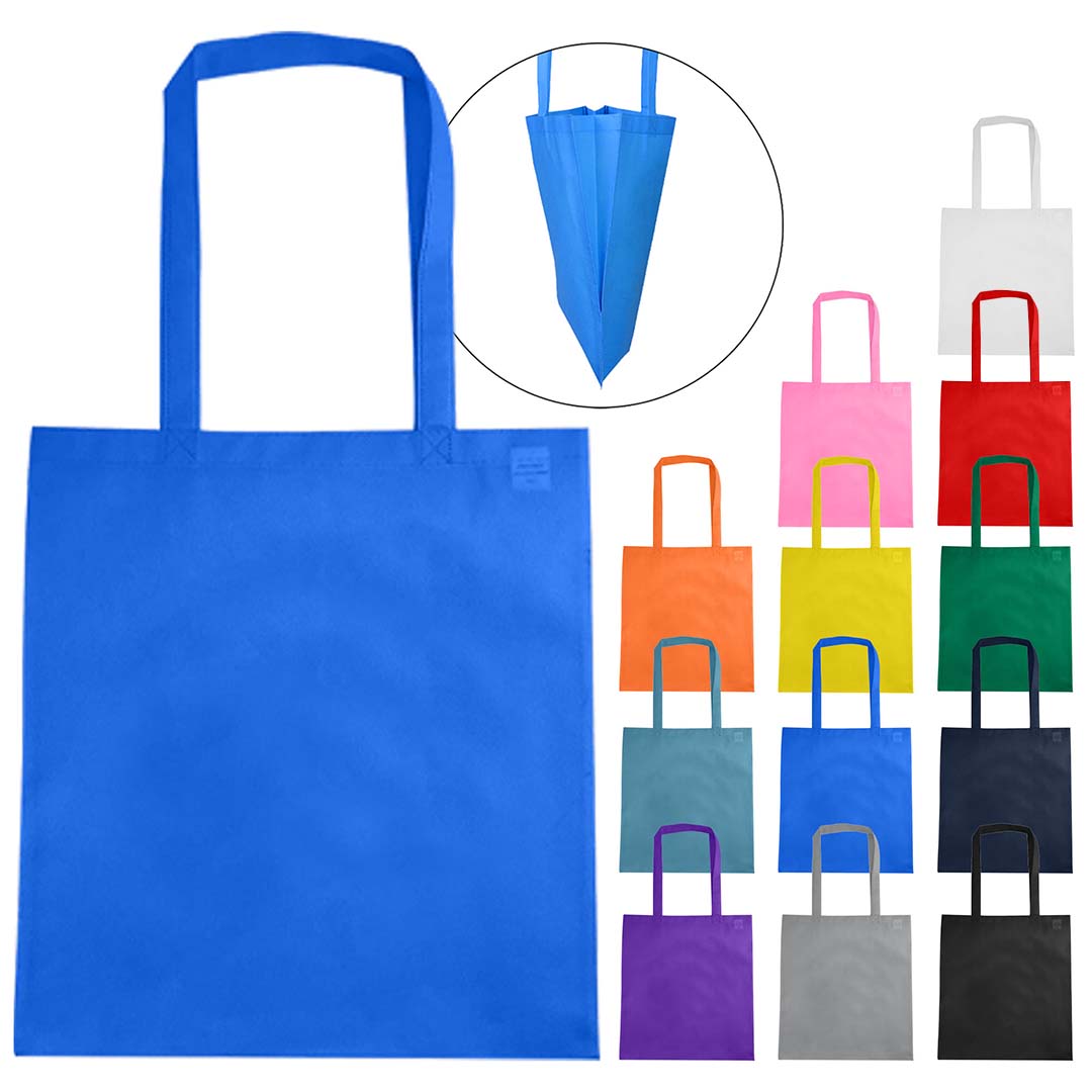Non Woven Bag with V Gusset with custom branded logo - Simply Merchandise
