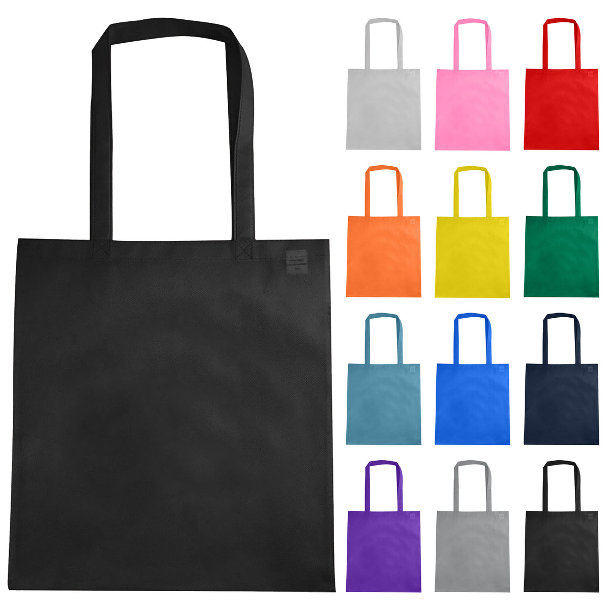 Non Woven Bag without Gusset with custom branded logo - Simply Merchandise